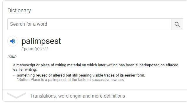 palimpsest