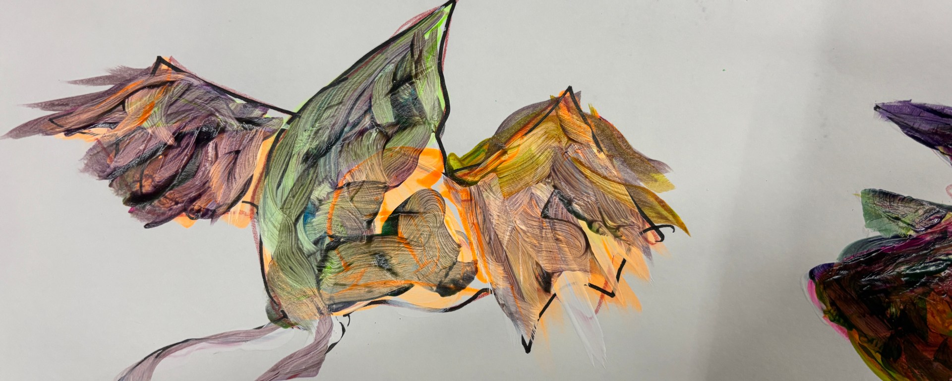 image of a drawing of a bird